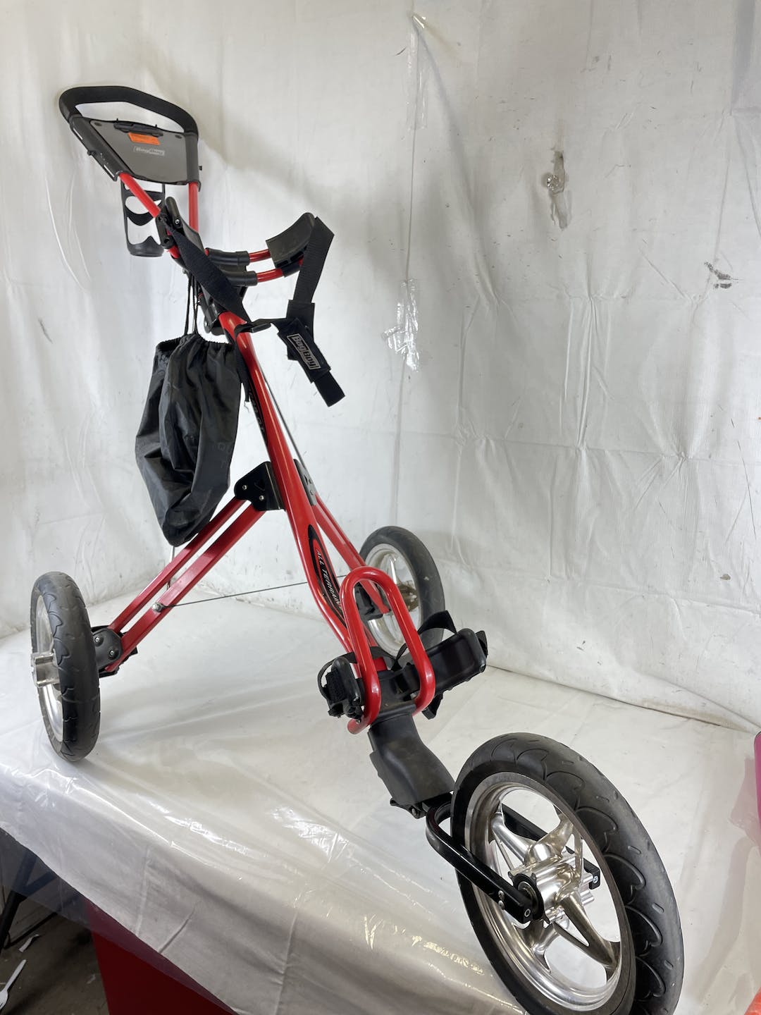 Used Bag Boy Express Gt 3 Wheel Golf Push Cart SidelineSwap