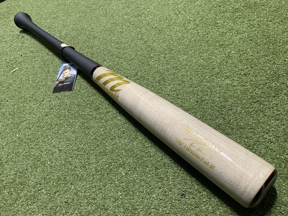 Marucci TVT Trea Turner Pro Maple Wood Baseball Bat 33" Black/Smoke
