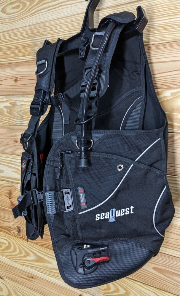 SeaQuest Pro QD i3 Scuba Dive Weight Integrated BC BCD Large, LG, L