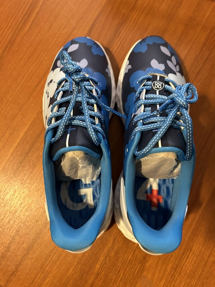 NEW GFORE WOMENS MG4+ SPIKELESS GOLF SHOES SIZE 8 BLUEPRINT FLORAL