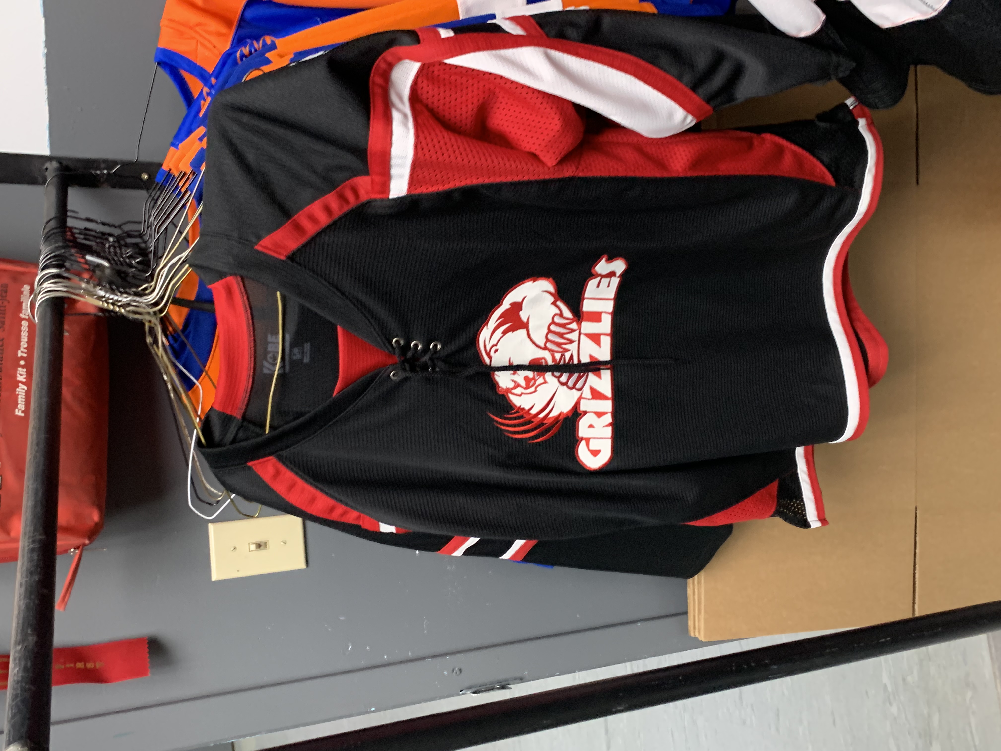 Team Set of Youth Hockey Jerseys (20Red Set & 20 Black Set) SidelineSwap