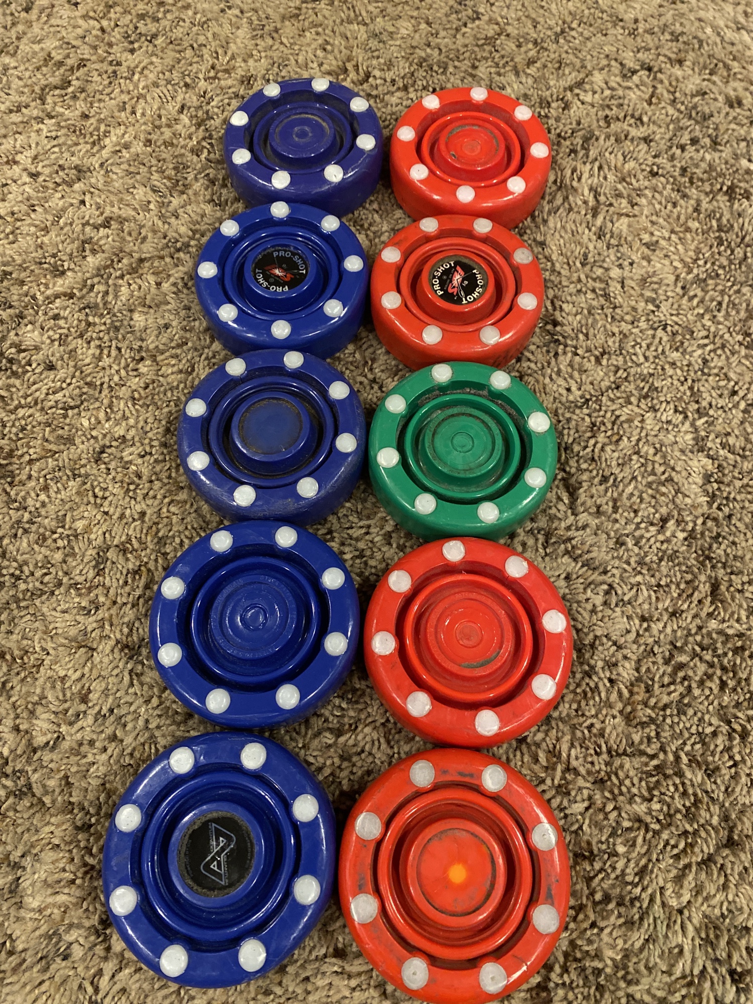 Used collection of IDS Roller Pucks SidelineSwap