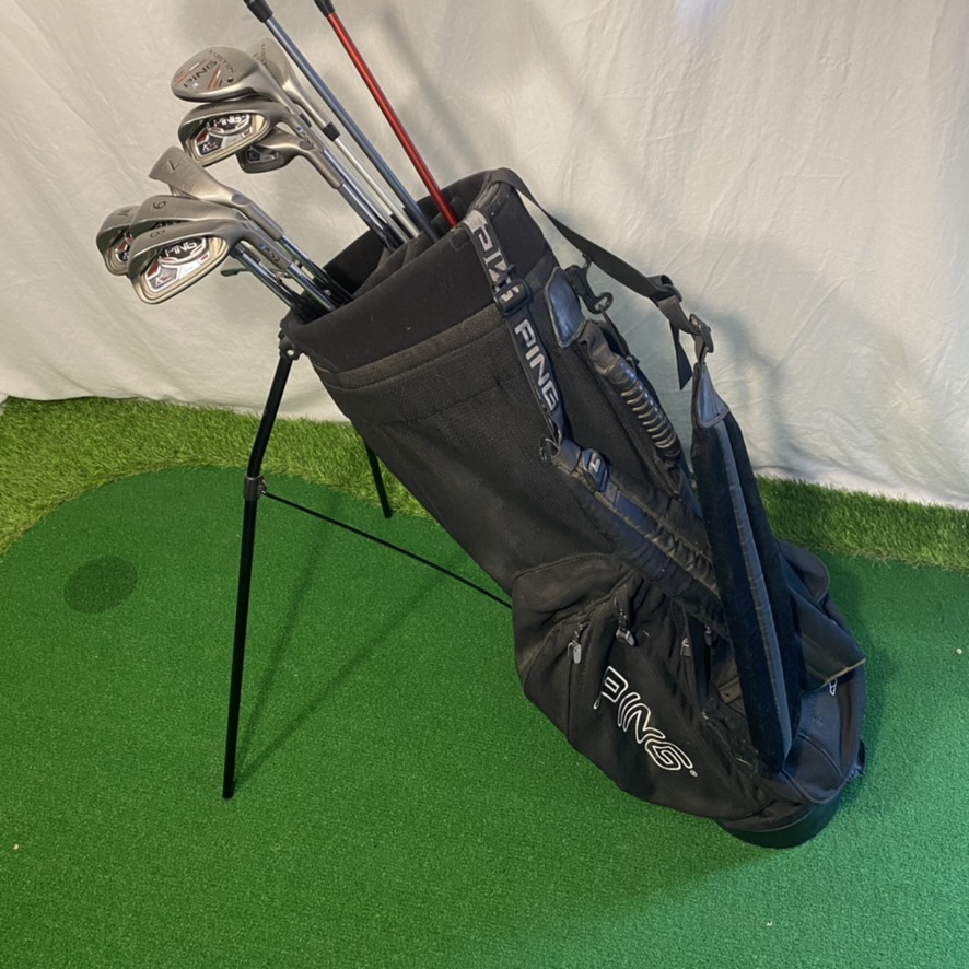Ping K15 Golf Club Complete Set With Ping Hoofer Stand Bag SidelineSwap