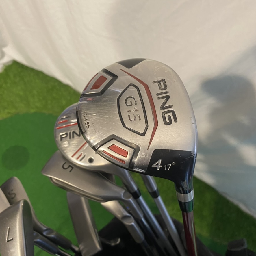 Ping K15 Golf Club Complete Set With Ping Hoofer Stand Bag SidelineSwap