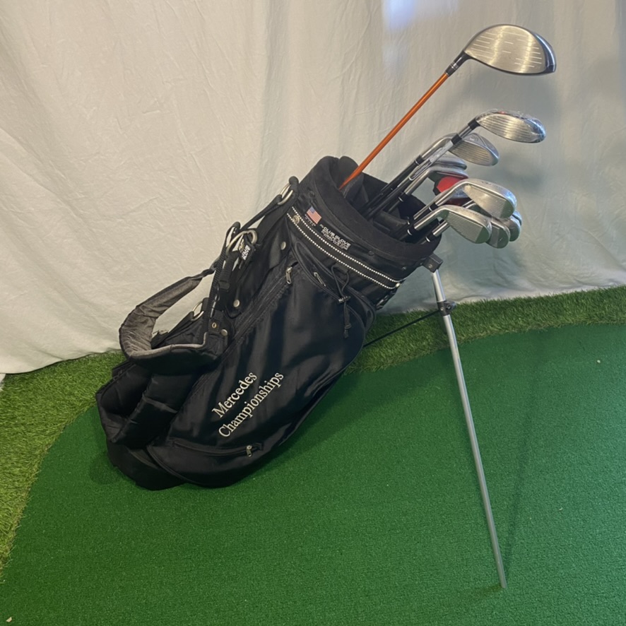 NEW Mazel Single Length Single Weight Golf Club Set Complete With Stand