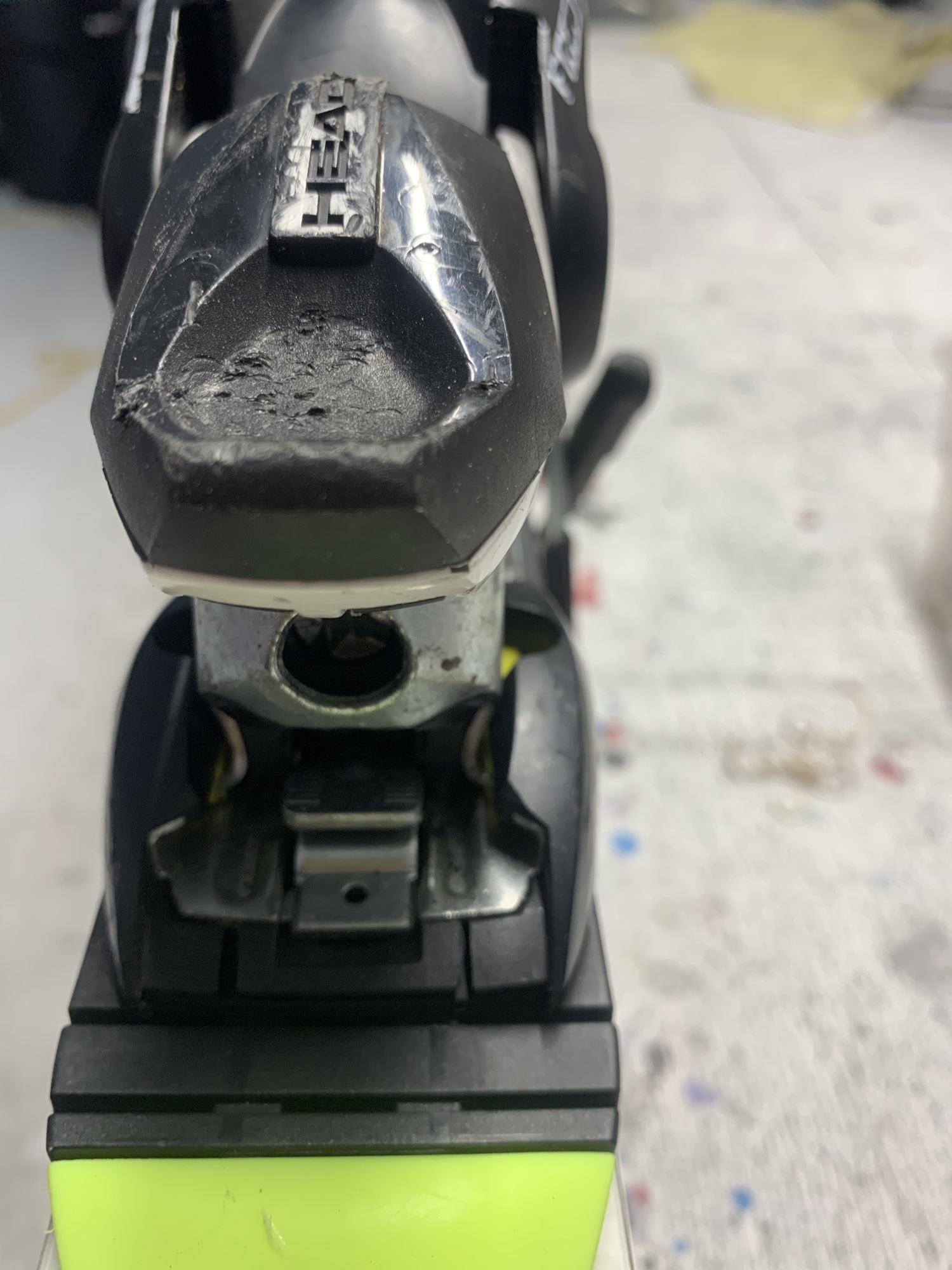 N*o様 TYROLIA FREEFLEX PRO17 Downhill Ski Bindings Tyrolia Free Flex PFF Diagonal Vintage Red