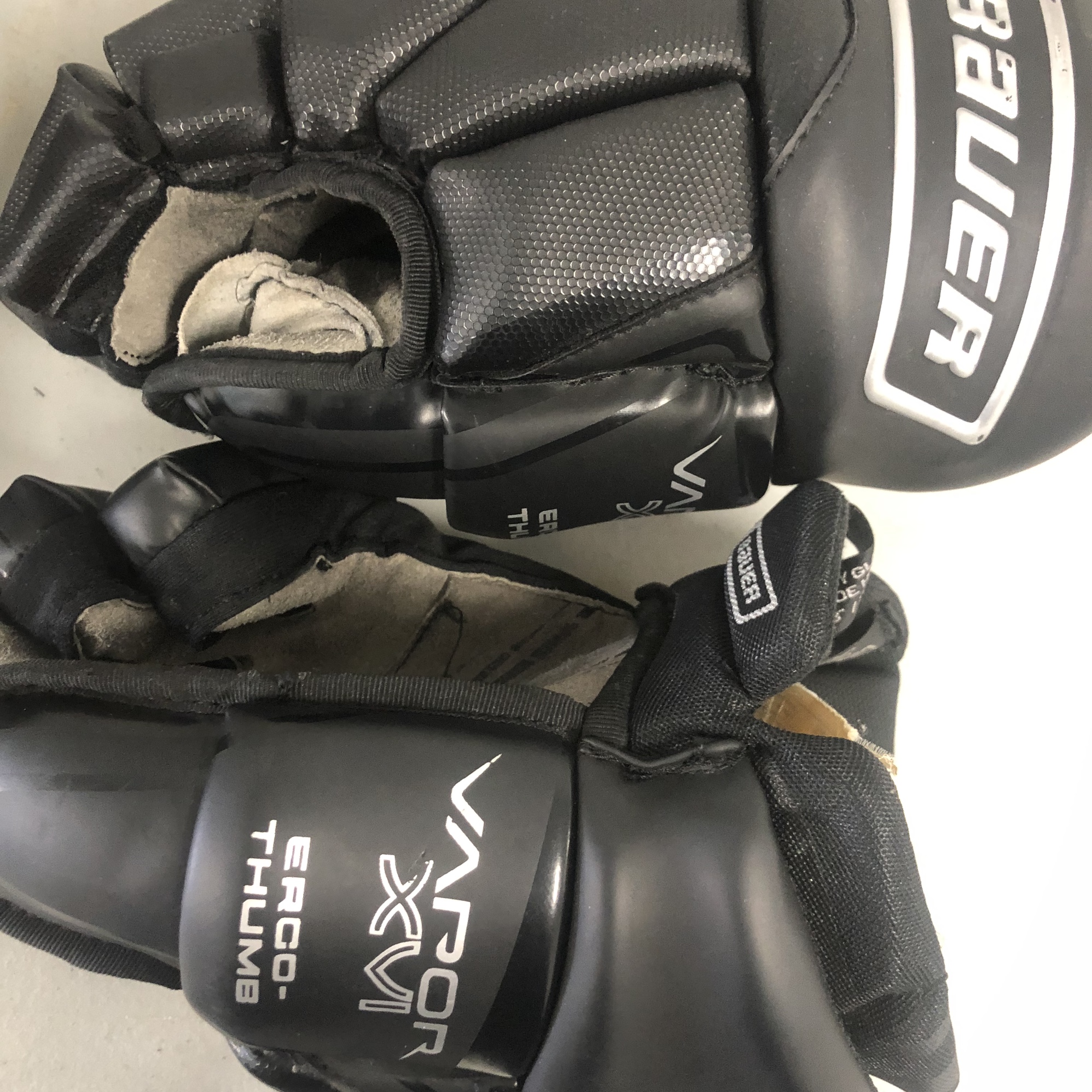 bauer vapor gloves junior