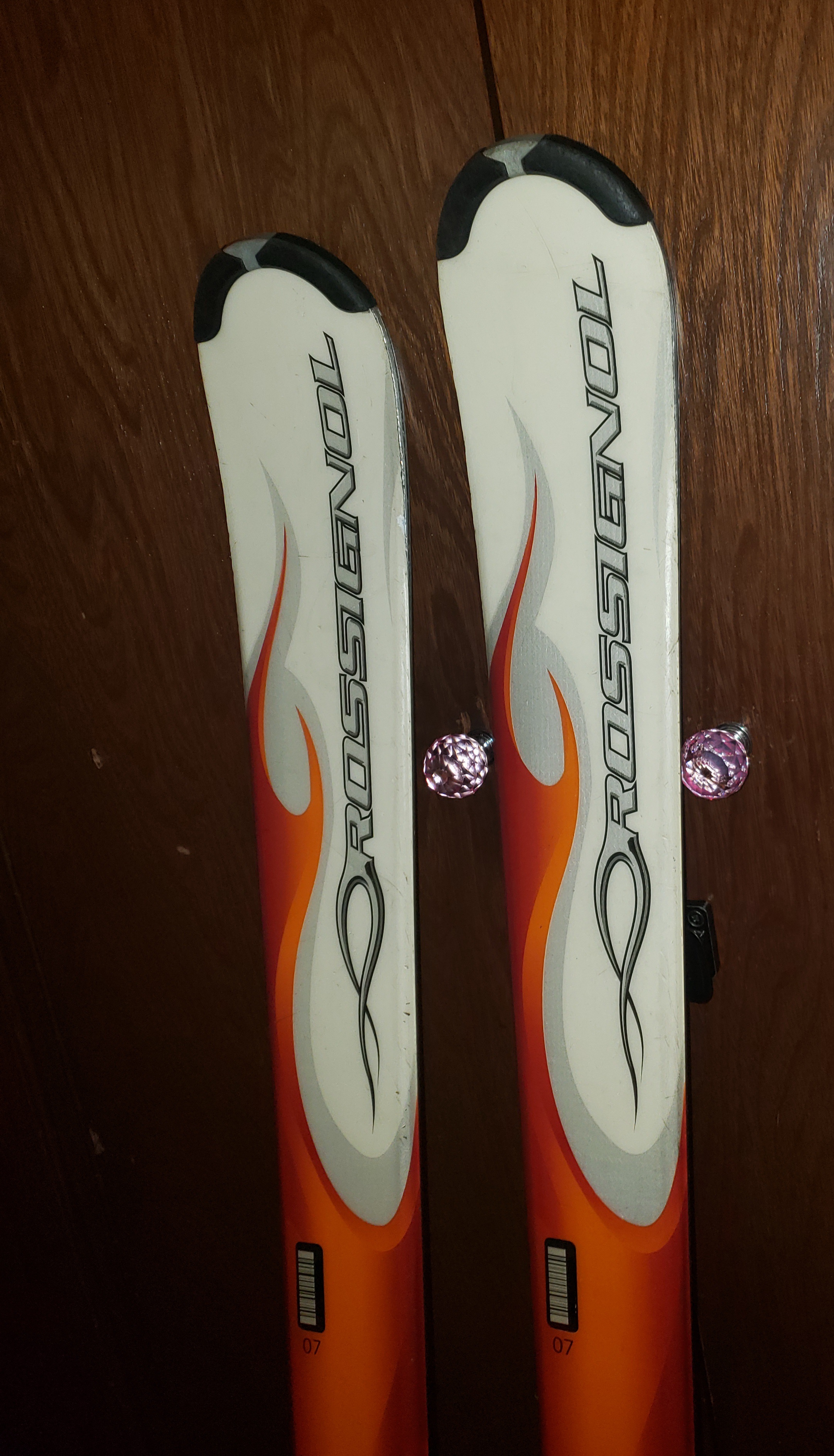 150cm ROSSIGNOL ROC X ADULT Skis with Rossignol EZ Adjust Bindings DIN
