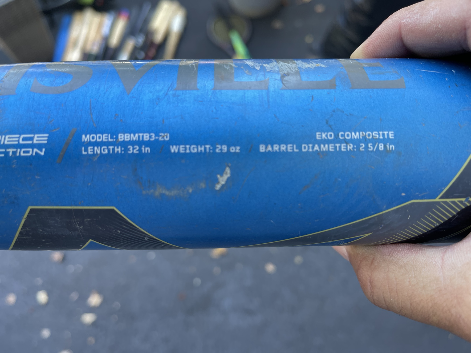 BBCOR Certified Composite (3) 29 oz 32" Meta Bat SidelineSwap