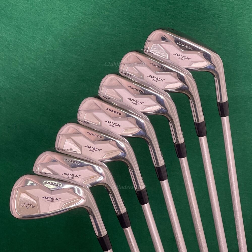 Callaway Apex Pro '19 4PW Iron Set KBS Tour CTaper 130 Steel