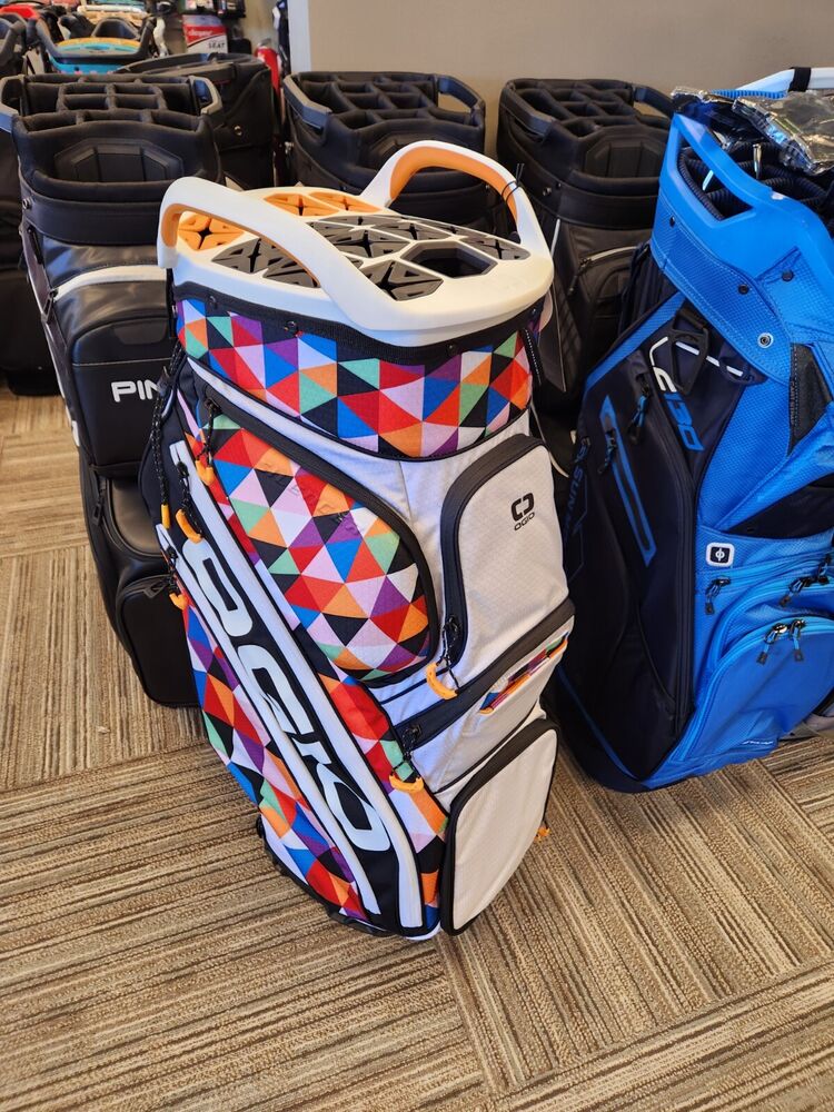 Ogio Silencer Cart Golf Bag triangle retro SidelineSwap