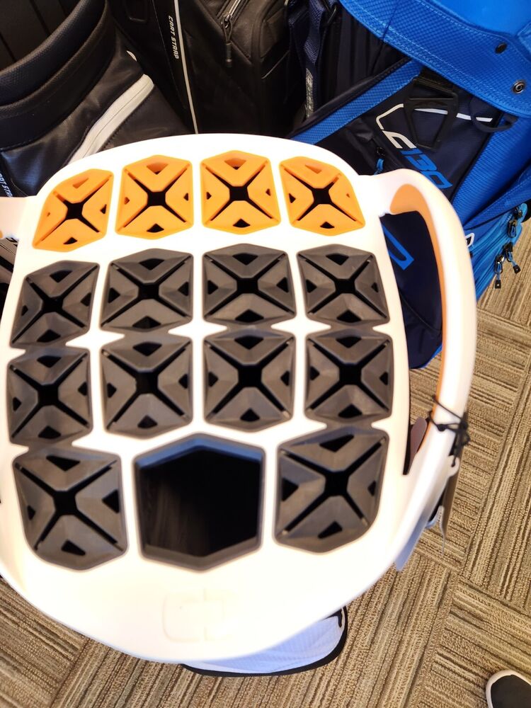 Ogio Silencer Cart Golf Bag triangle retro SidelineSwap