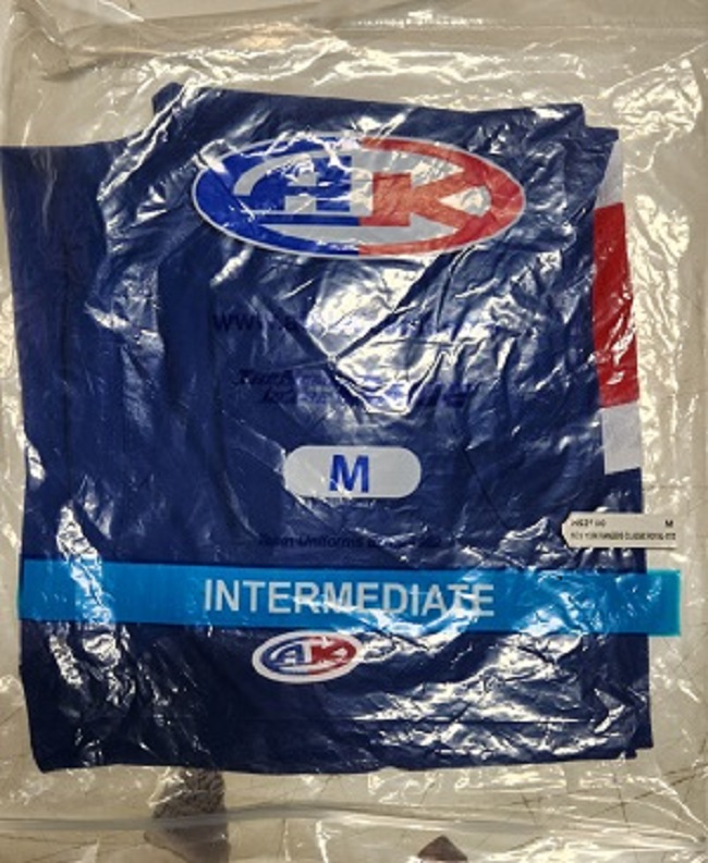 Athletic Knit (Ranger Colors)Blue Intermediate Hockey Socks SidelineSwap