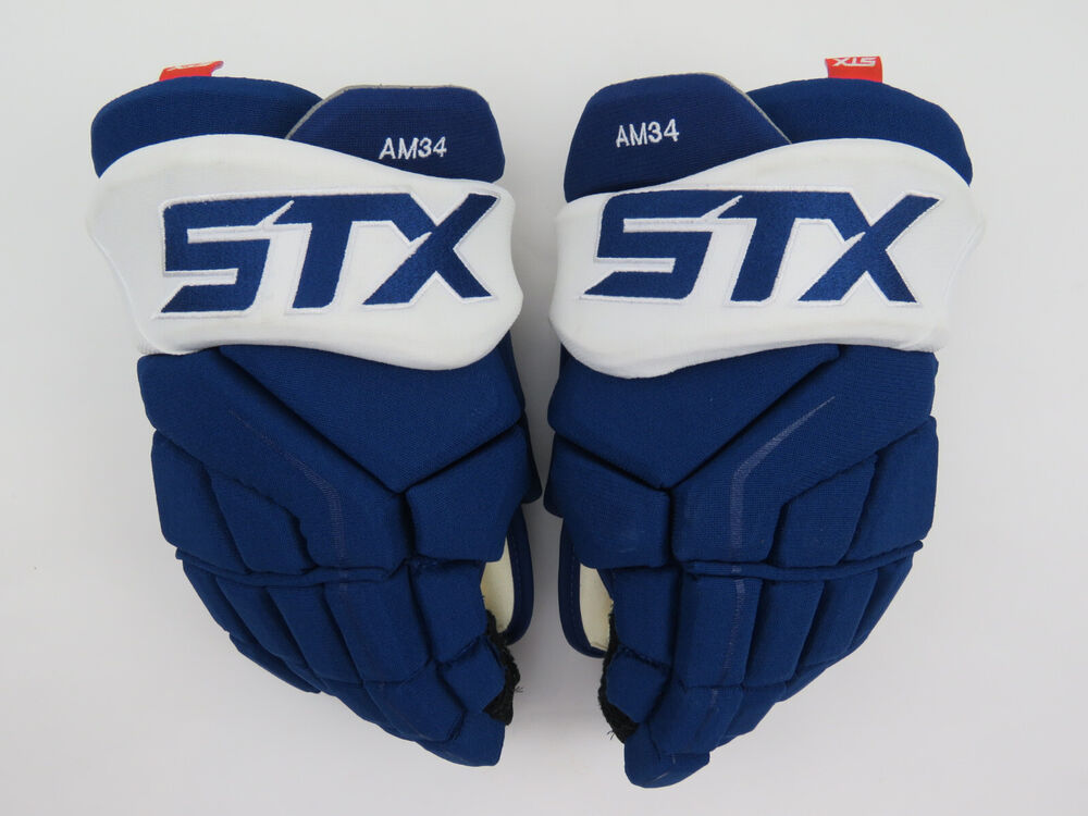 AUSTON MATTHEWS Toronto Maple Leafs NHL Game Iussed STX Hockey Gloves