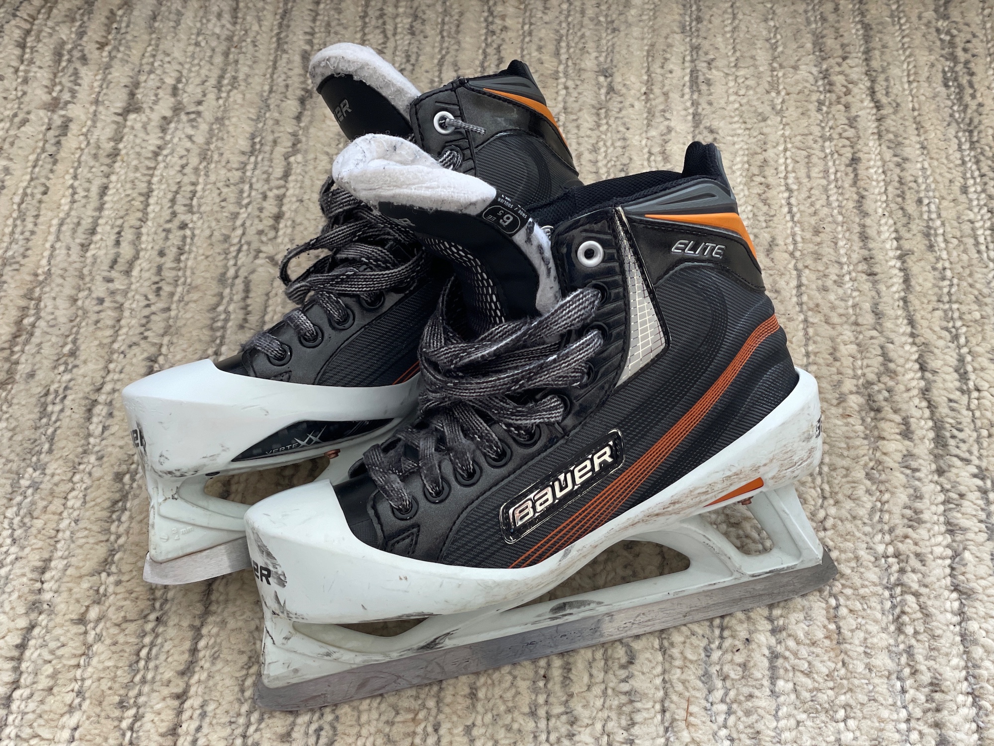 Bauer Elite Wide Width Size 6.5 Hockey Goalie Skates SidelineSwap