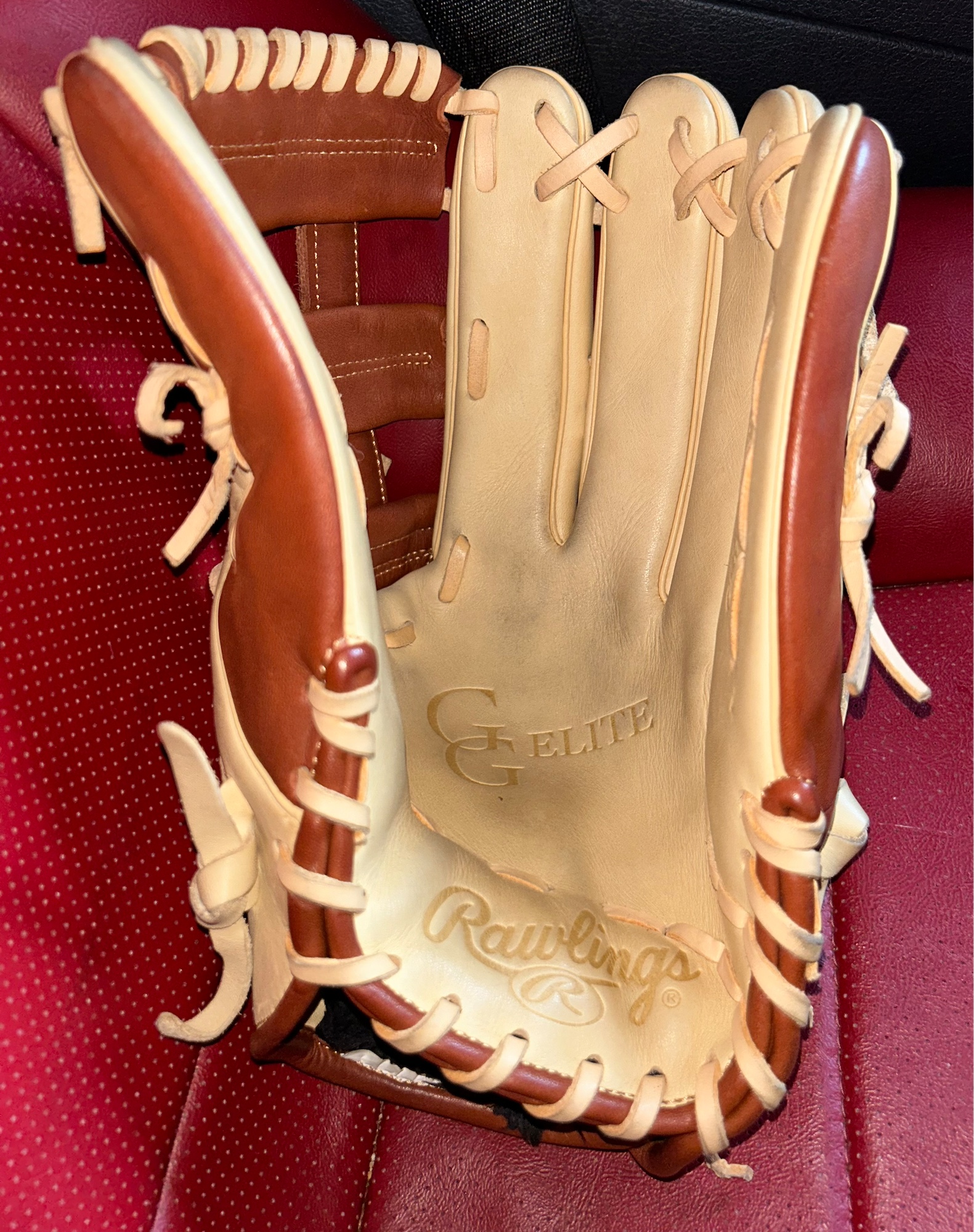 Outfield Baseball Glove 12.75 Custom Tribal Print Sample SidelineSwap