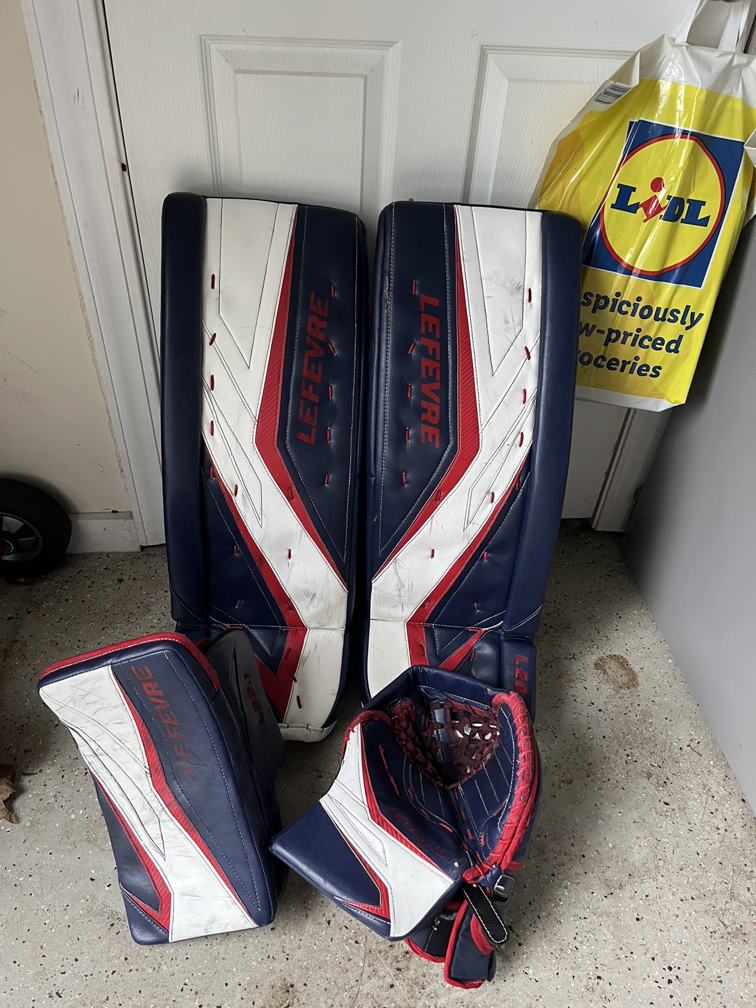 32" Lefevre/True Pro Stock L20.1 Goalie Full Set SidelineSwap