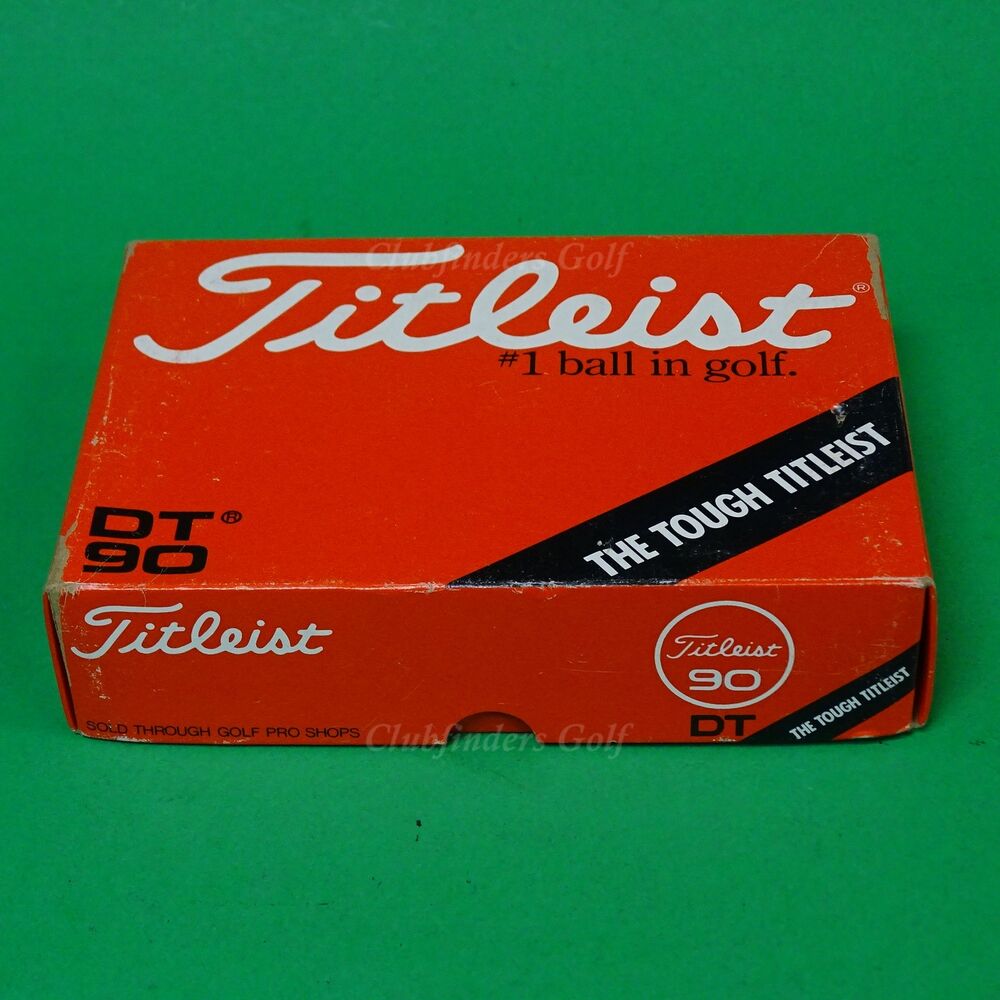 VINTAGE Titleist DT 90 The Tough Titleist "Sweetheart" 1 Dozen Golf