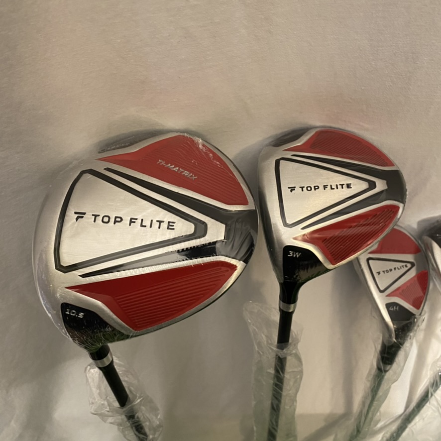 NEW Top Flite Left Handed Golf Club Complete Set From Driver to Putter