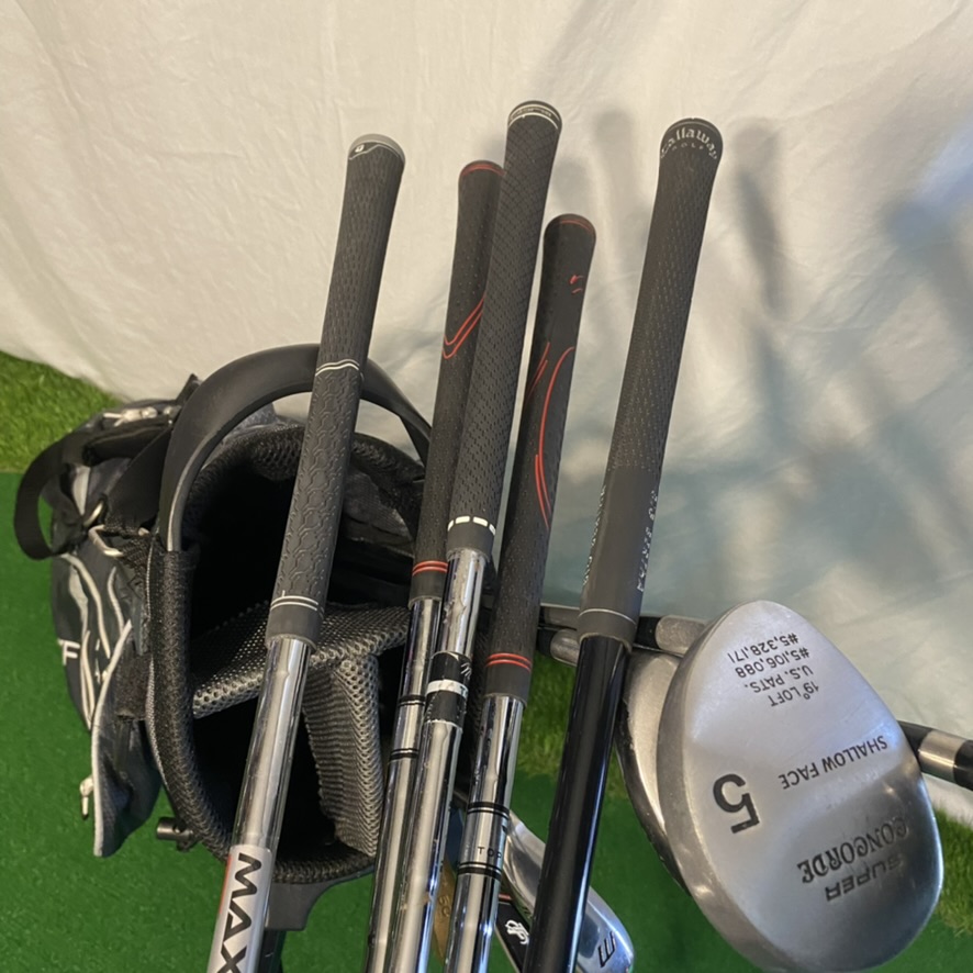 Left Handed Golf Club Complete Set With Maxfli Stand Bag SidelineSwap