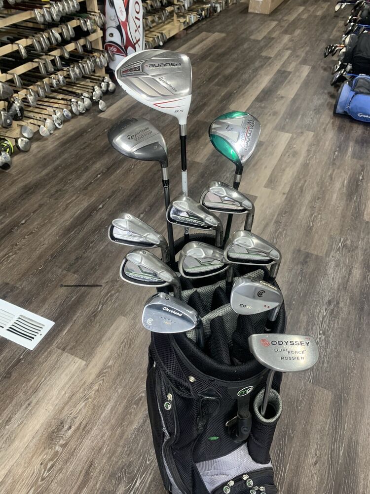 Complete Set of Taylormade Golf Clubs RBZ, Burner SidelineSwap