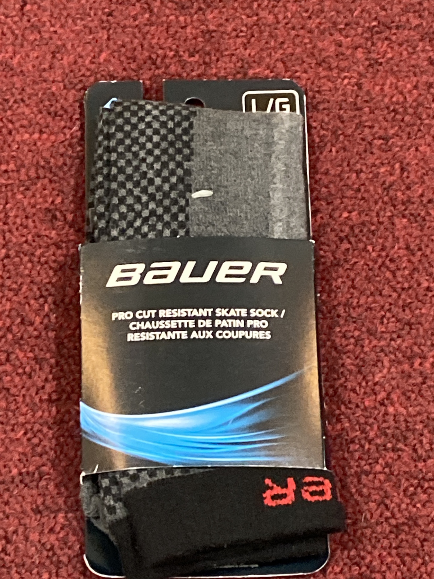 New Bauer Pro Cut Resistant Skate Socks ItemMNKCS SidelineSwap