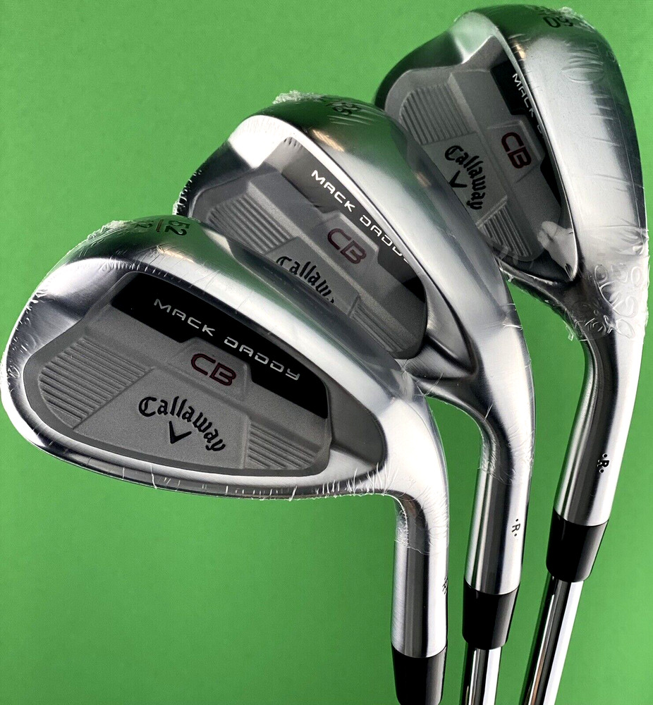 Callaway Golf Mack Daddy CB Wedge Set 5212, 5614, 6012 Steel Right
