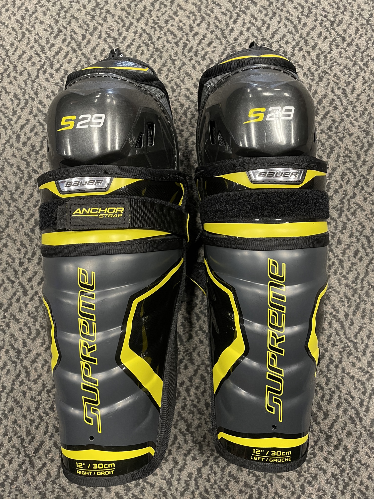 Bauer Supreme S29 12” shin pads SidelineSwap