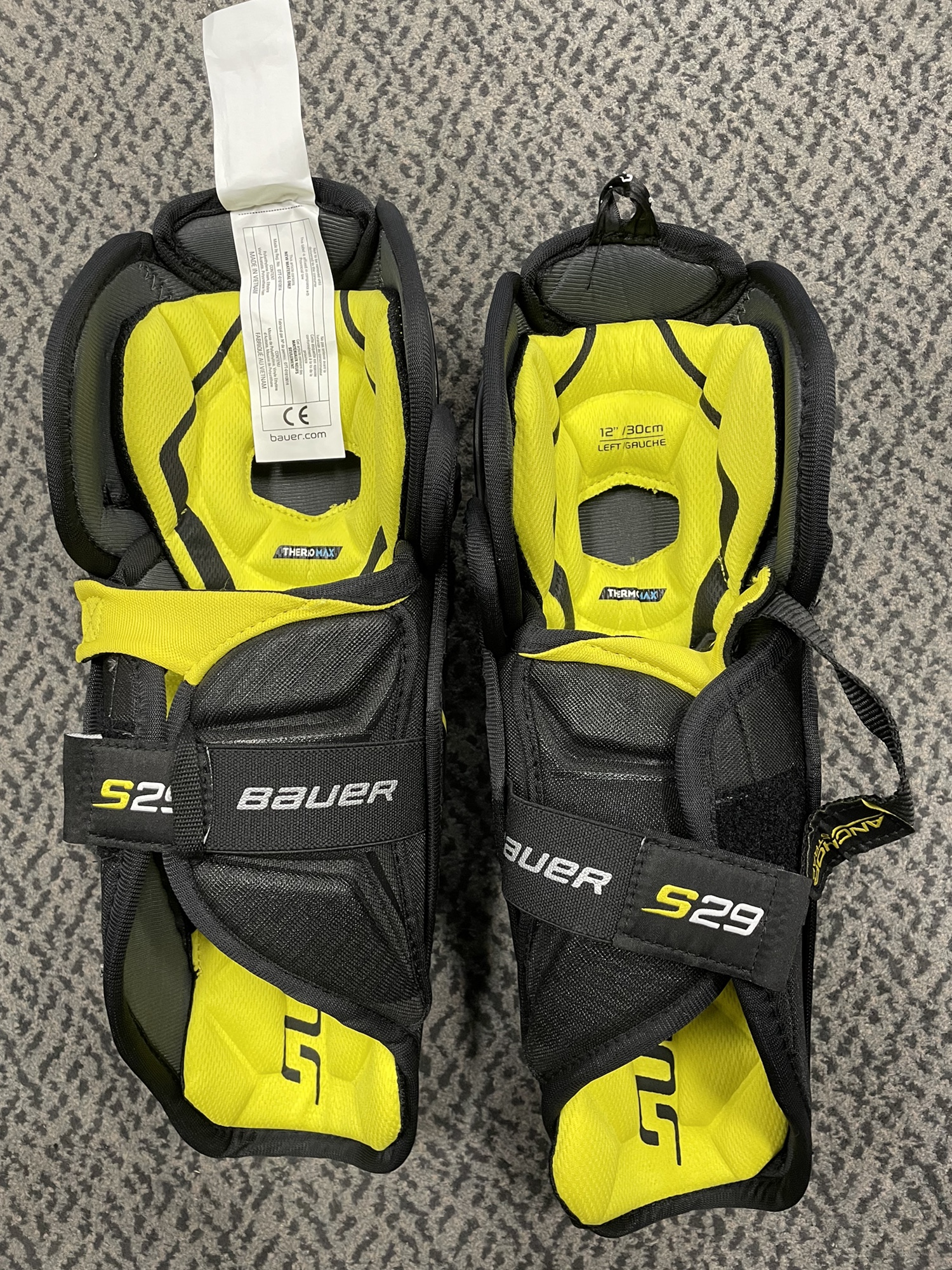 Bauer Supreme S29 12” shin pads SidelineSwap