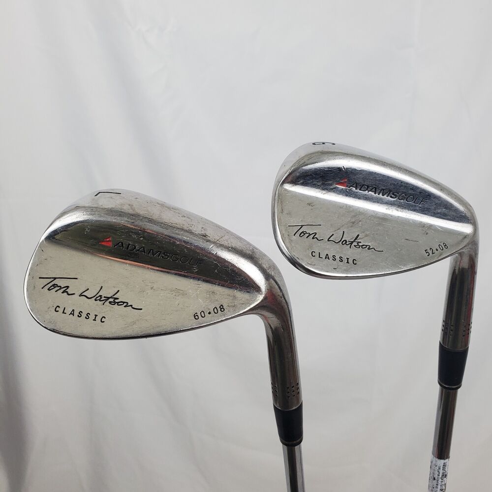 Adams Golf Tom Watson Classic Chrome Gap & Lob Wedge Steel Right Handed
