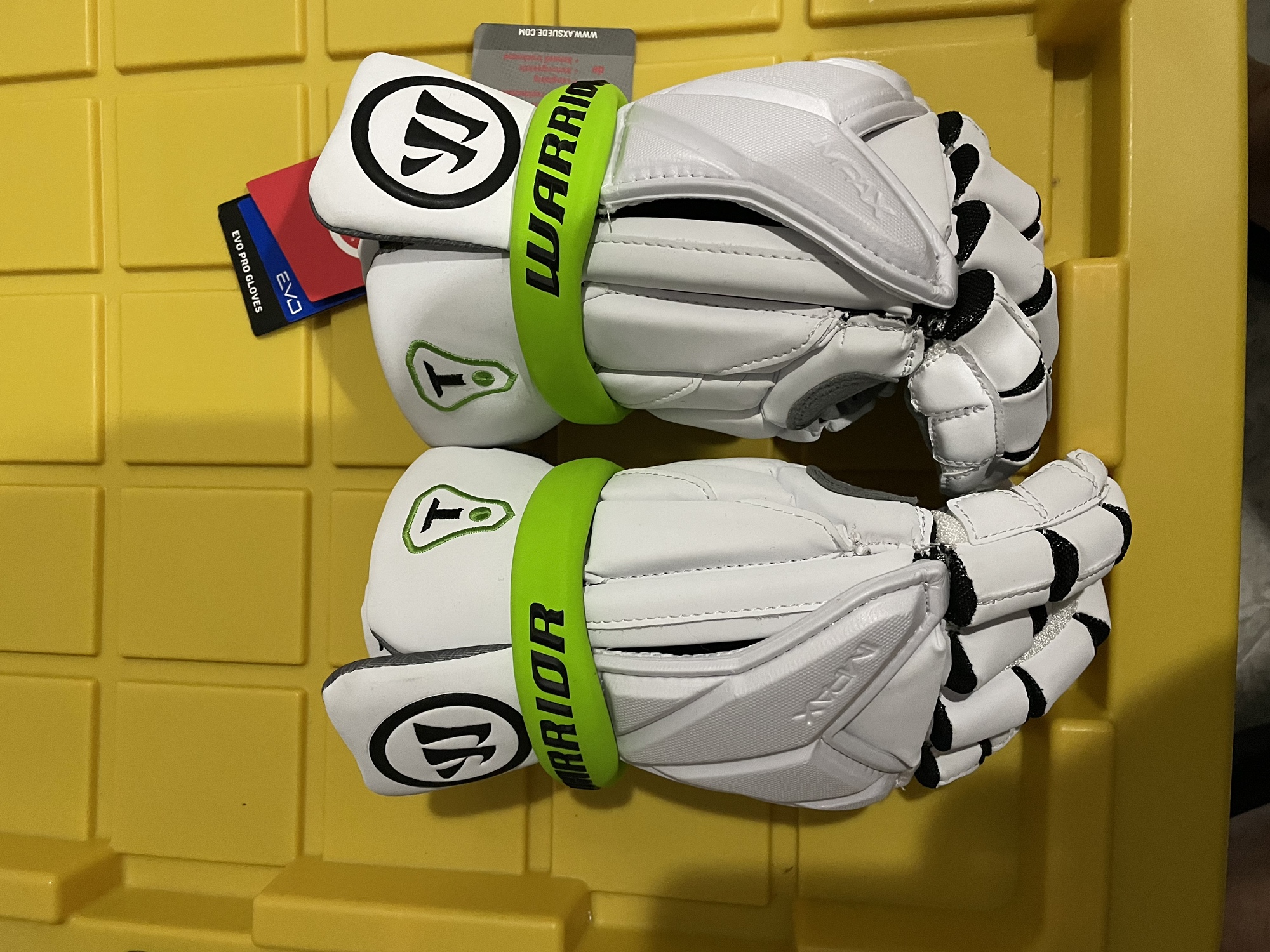 New True LacrosseWarrior Medium Evo Pro Lacrosse Gloves SidelineSwap