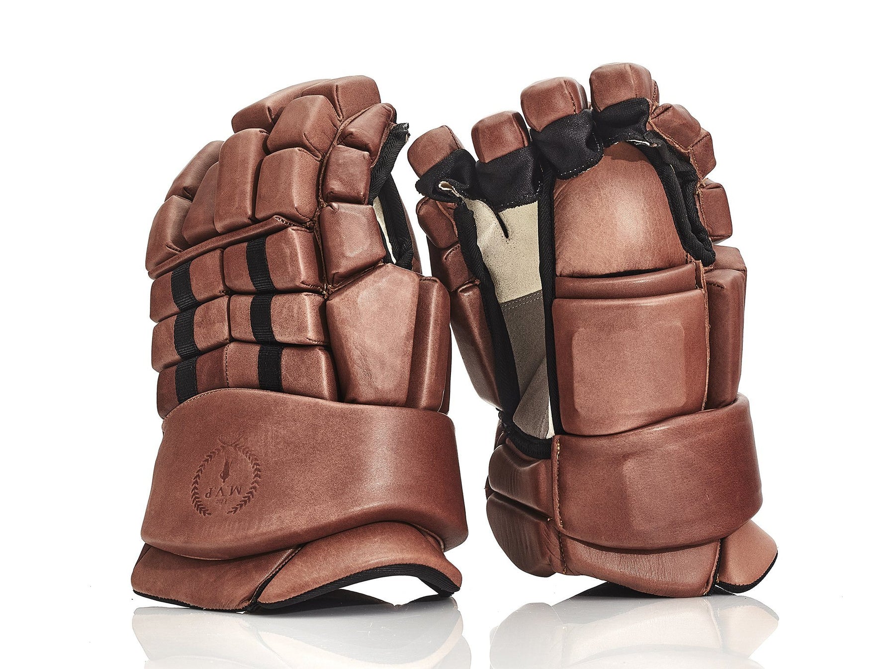 Pro Heritage Brown leather Hockey gloves SidelineSwap