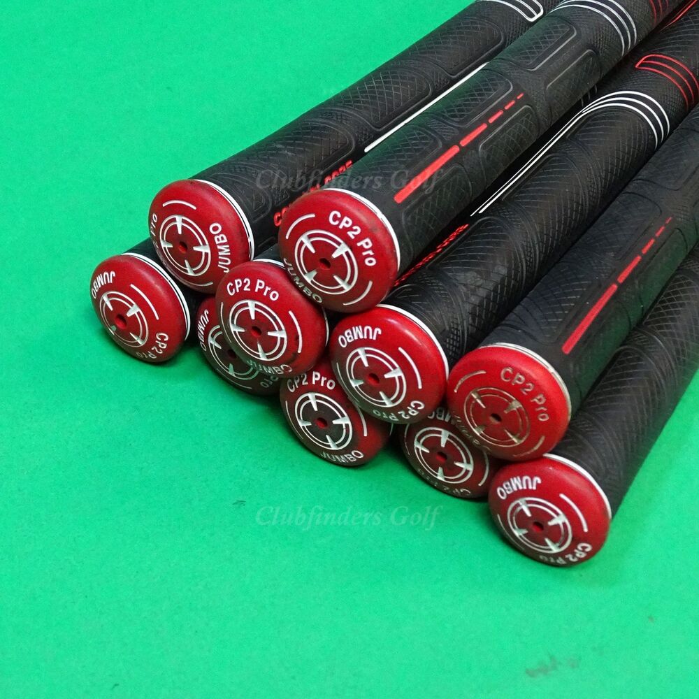 Golf Pride CP2 Pro Jumbo 60R Round Pulled Iron/Wood Grips LOT OF 10