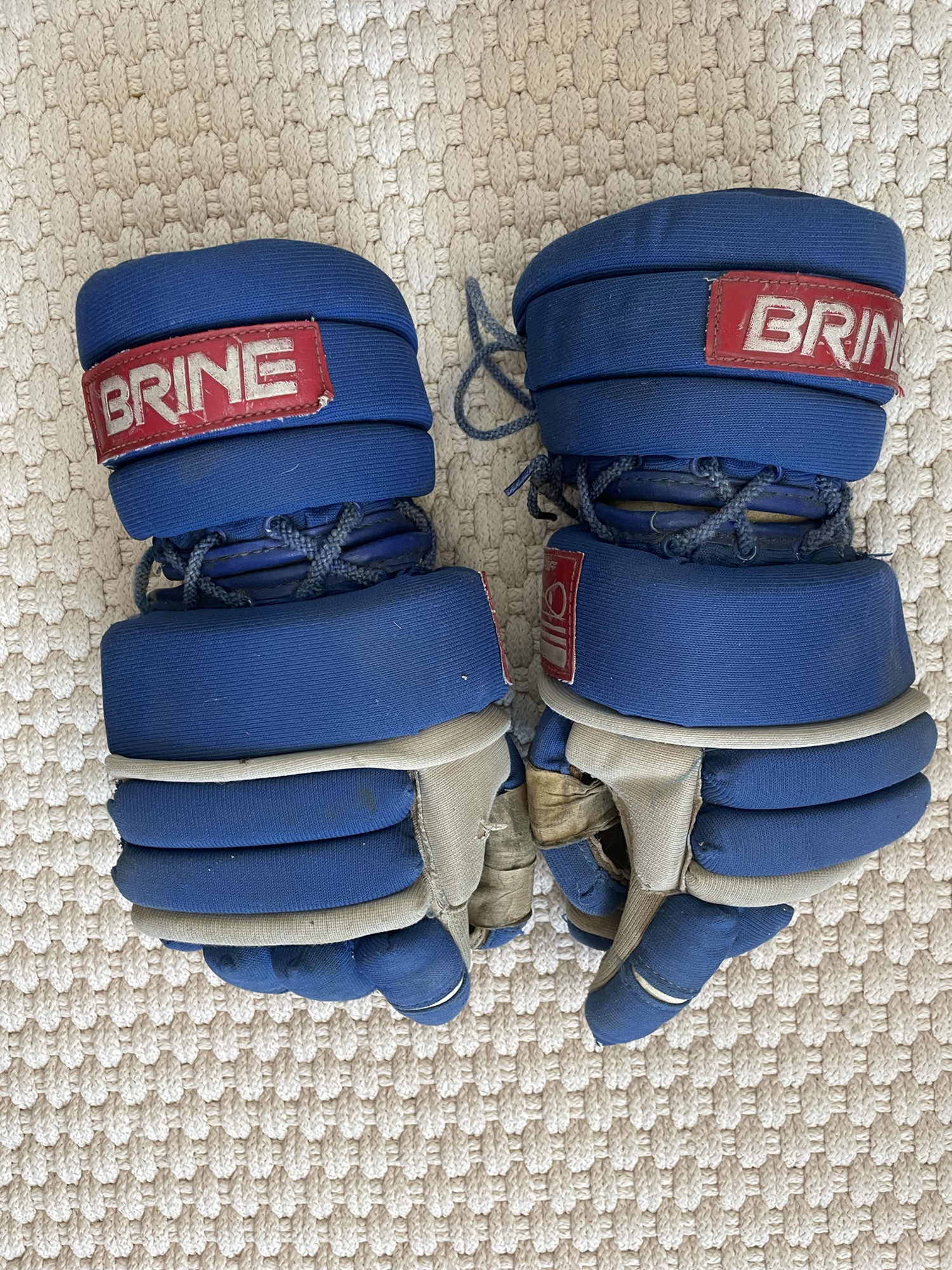 Vintage Brine Lacrosse Gloves L35 Floating Cuff System SidelineSwap