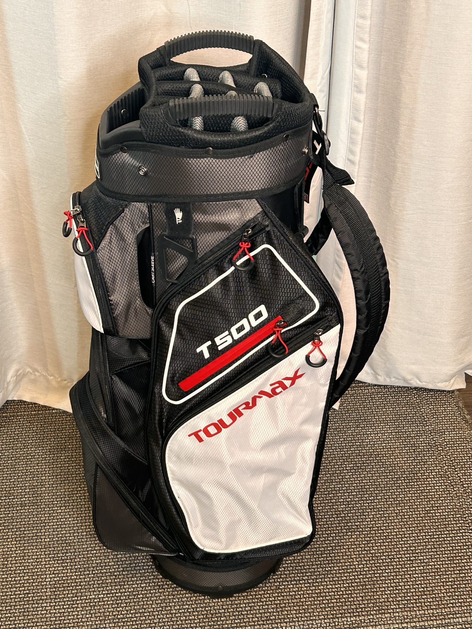 TourMax T500 Cart Bag / 14 Way Divider SidelineSwap