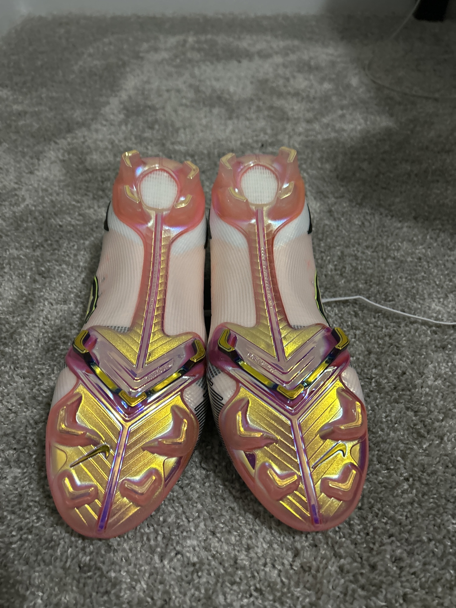 Pink New Molded Cleats Nike Mercurial Superfly 8 Elite FG Cleats