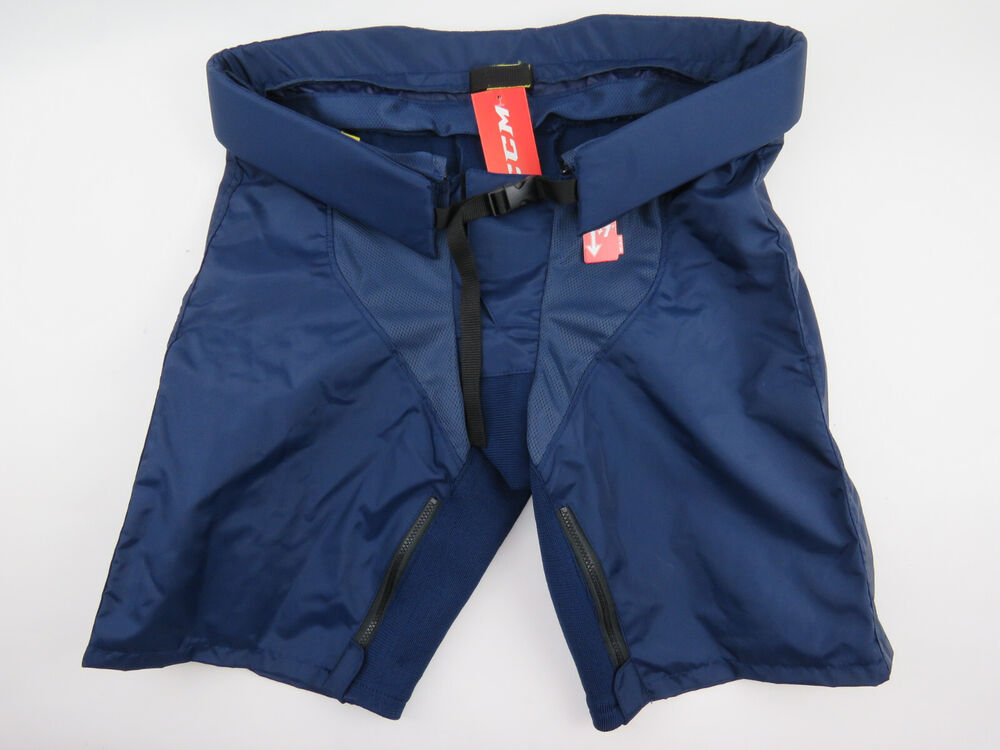 New CCM Tacks Navy Blue NHL Pro Stock Hockey Player Girdle Pant Shell
