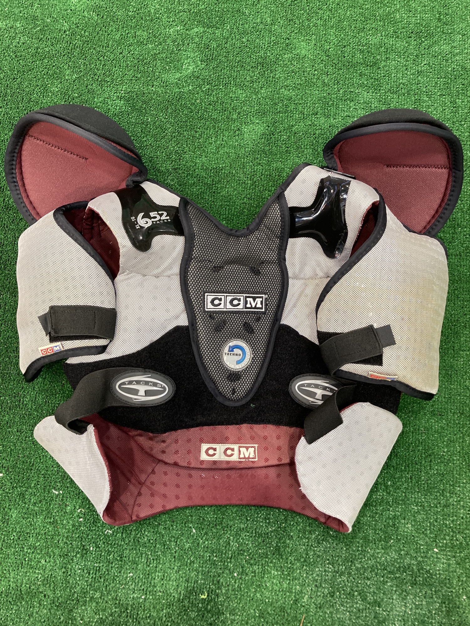 Used Senior Extra Large CCM Tacks Shoulder Pads SidelineSwap