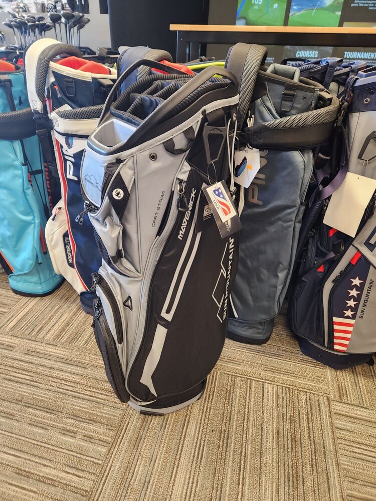 Sun Mountain Maverick Cart Bag grey black SidelineSwap