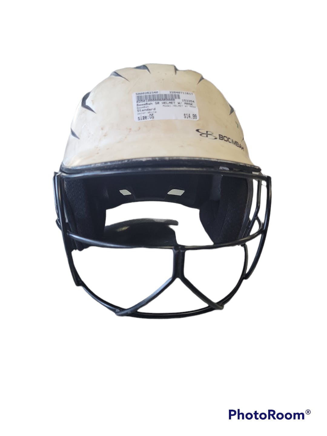 Used Boombah Helmet W Mask One Size Standard Baseball & Softball