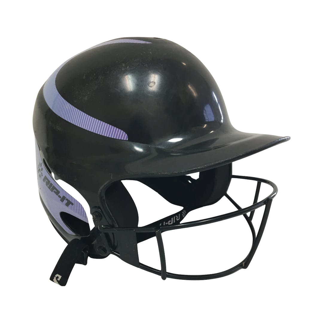 Used Ripit Helmet W Mask M L Baseball And Softball Helmets SidelineSwap