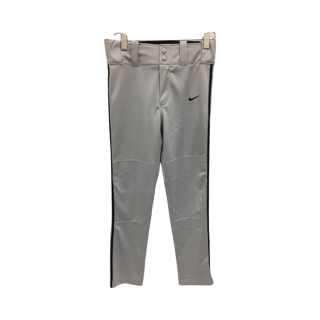 New Nike Swingman Ob Youth Small Grey Blk Piping Baseball And Softball