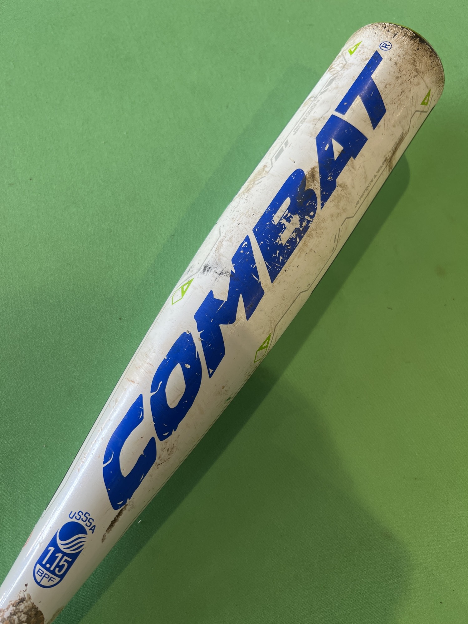 Used USSSA Certified Combat Maxum Composite Bat 12 16OZ 28" SidelineSwap
