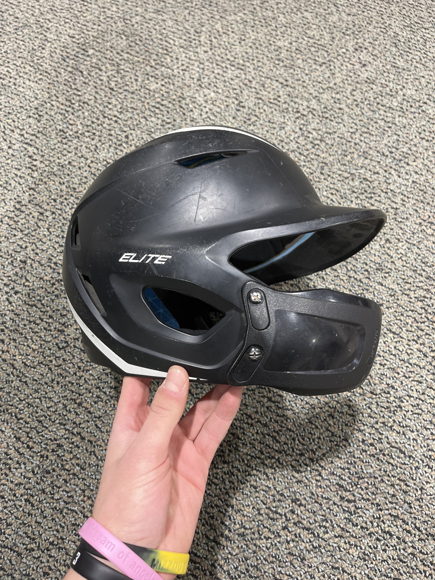 Used Junior Easton Elite X Batting Helmet SidelineSwap