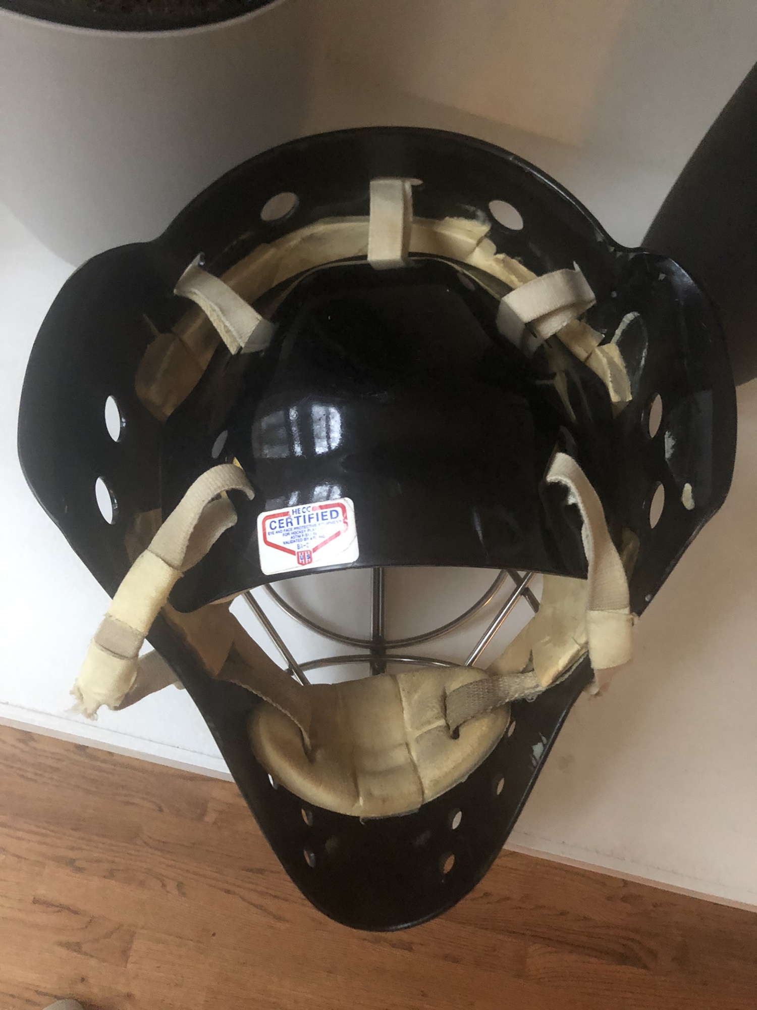Badger Elite Vintage Ice Hockey Goalie Mask Helmet Cat Eye Cage
