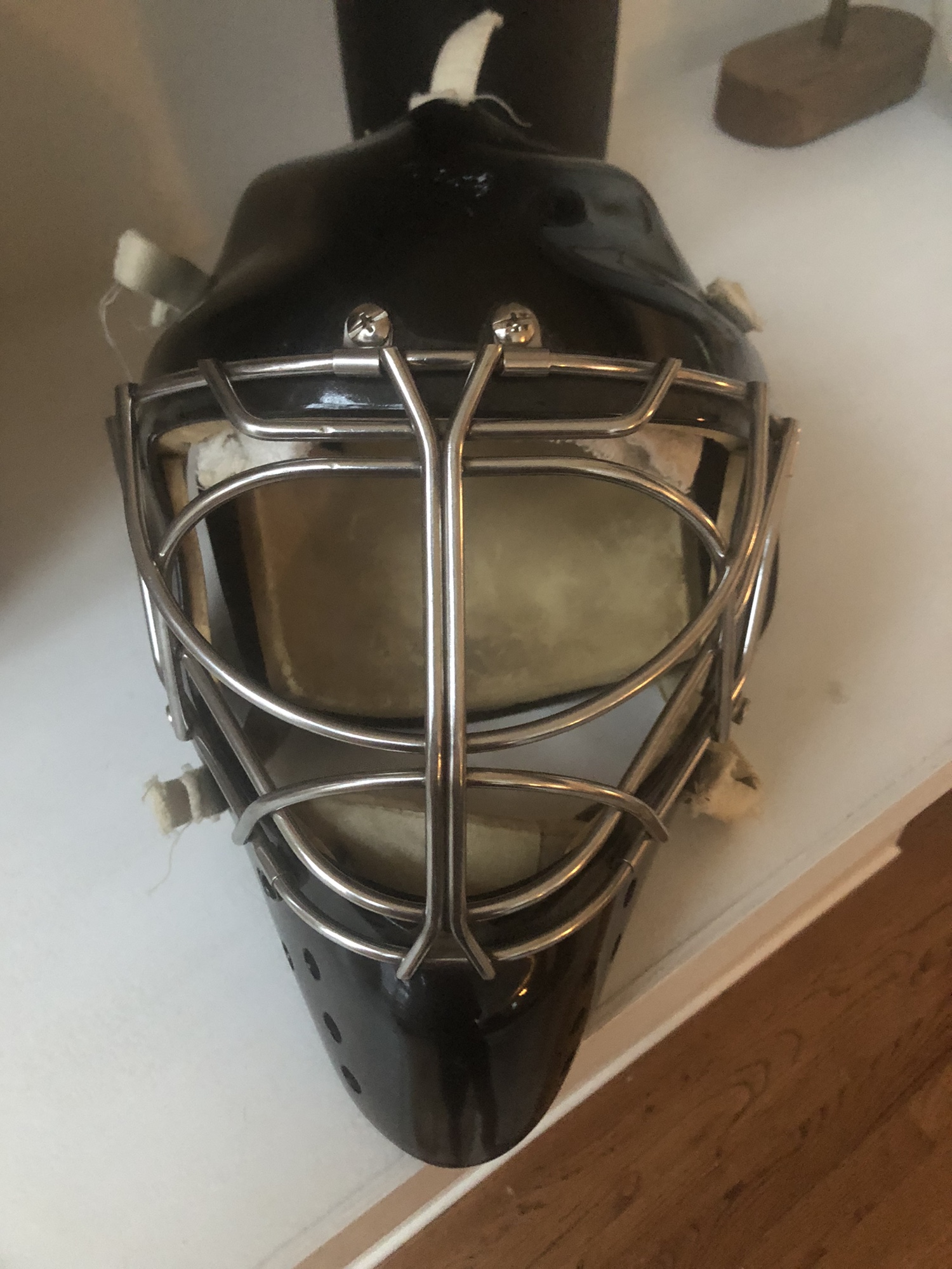 Badger Elite Vintage Ice Hockey Goalie Mask Helmet Cat Eye Cage