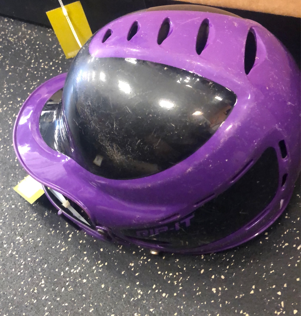 RIPIT 15163 Batting Helmet RipIt Used Purple Batting Helmet