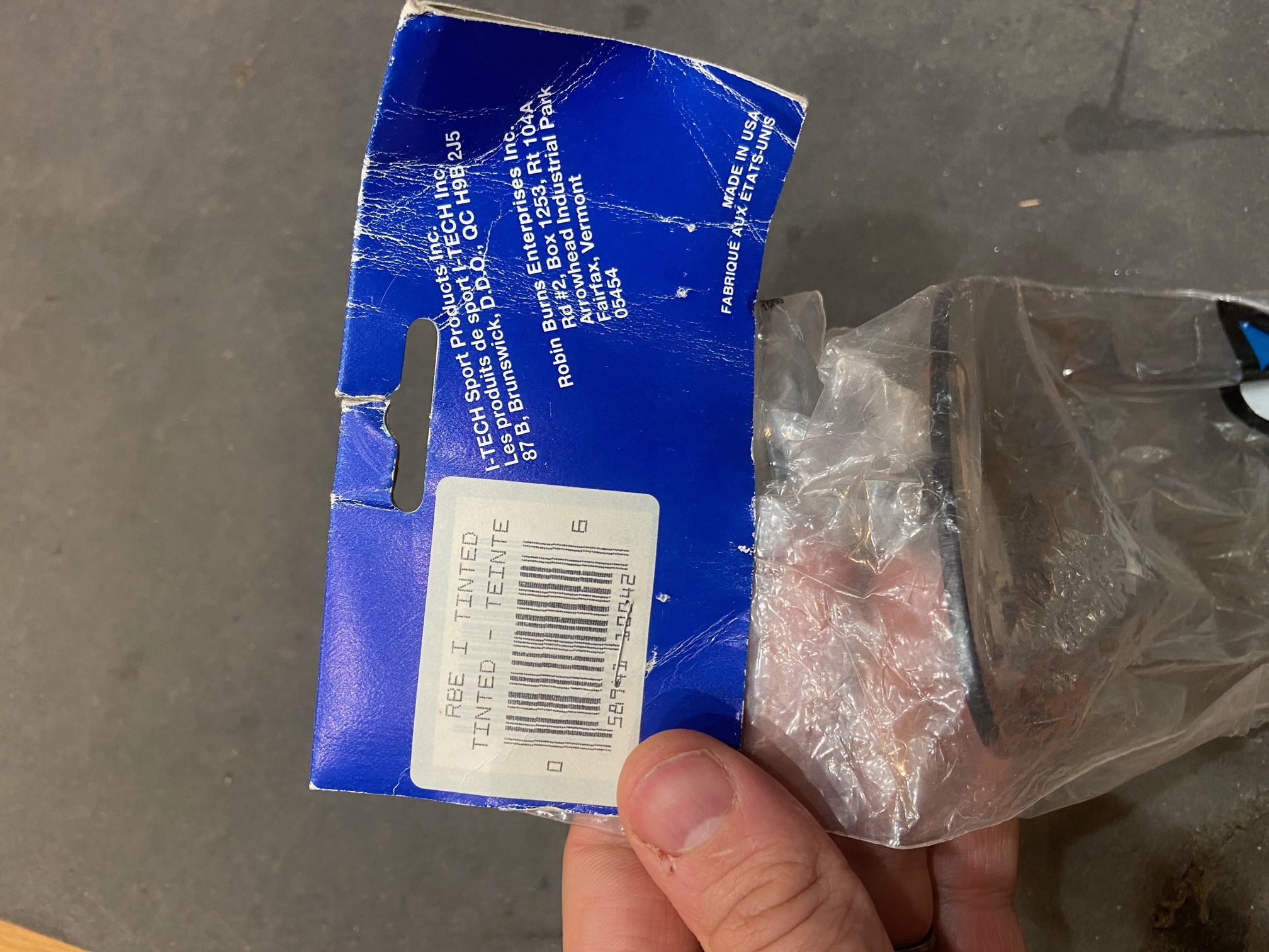 New Itech RBE I Tinted Visor *Super Rare* SidelineSwap