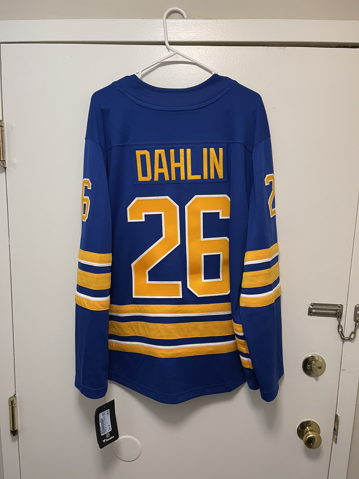 Rasmus Dahlin Sabers Fanatics Jersey SidelineSwap
