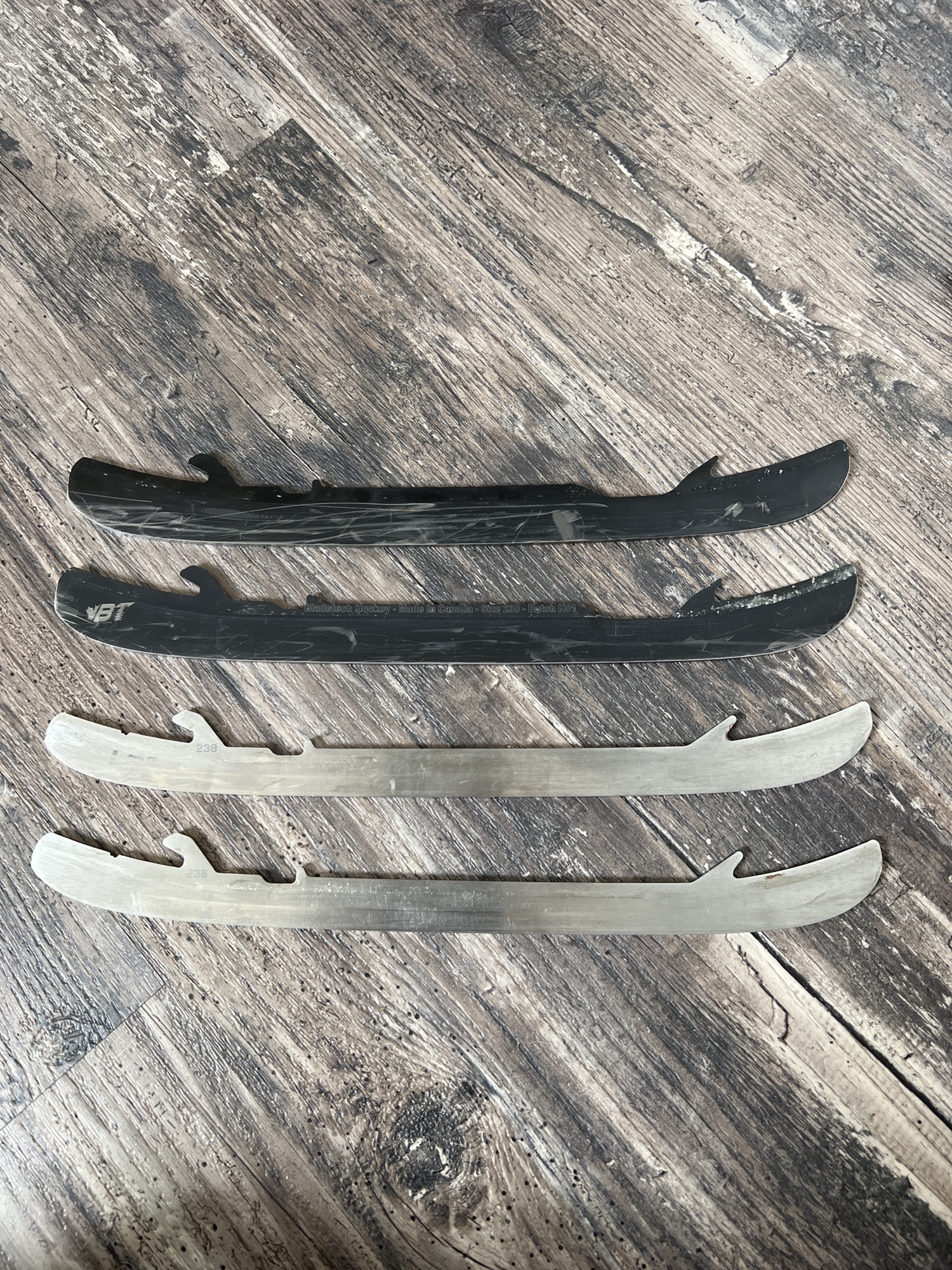 238 mm Bauer Skate Blades (2sets) SidelineSwap